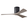 Matthews Fan Company Irene-3H 42" 3 Blade Indoor Ceiling Fan Matte Black / Gray Ash