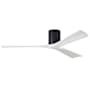 Matthews Fan Company Irene-3H 60" 3 Blade Indoor Ceiling Fan Matte Black / Matte White
