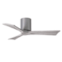Matthews Fan Company Irene-3H 42" 3 Blade Indoor Ceiling Fan Brushed Nickel / Barn Wood Tone