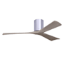 Matthews Fan Company Irene-3H 52" 3 Blade Indoor Ceiling Fan Brushed Nickel / Gray Ash