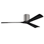 Matthews Fan Company Irene-3H 60" 3 Blade Indoor Ceiling Fan Brushed Pewter / Matte Black