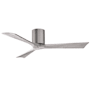 Matthews Fan Company Irene-3H 52" 3 Blade Indoor Ceiling Fan Brushed Pewter / Barnwood