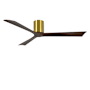 Matthews Fan Company Irene-3H 60" 3 Blade Indoor Ceiling Fan Brushed Brass