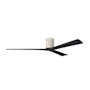 Matthews Fan Company Irene-3H 72" 3 Blade Indoor / Outdoor Ceiling Fan Barn Wood Tone / Matte Black