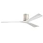 Matthews Fan Company Irene-3H 60" 3 Blade Indoor Ceiling Fan Barnwood / Matte White