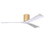 Matthews Fan Company Irene-3H 60" 3 Blade Indoor Ceiling Fan Light Maple / Matte White