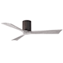 Matthews Fan Company Irene-3H 52" 3 Blade Indoor Ceiling Fan Textured Bronze / Barn Wood Tone