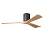 Matthews Fan Company Irene-3H 52" 3 Blade Indoor Ceiling Fan Textured Bronze / Light Maple