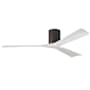 Matthews Fan Company Irene-3H 60" 3 Blade Indoor Ceiling Fan Textured Bronze / Matte White