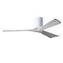 Matthews Fan Company Irene-3H 52" 3 Blade Indoor Ceiling Fan Gloss White / Barn Wood Tone