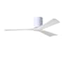 Matthews Fan Company Irene-3H 52" 3 Blade Indoor Ceiling Fan Gloss White / Matte White