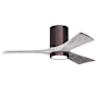 Matthews Fan Company Irene-3HLK 42" 3 Blade Indoor Ceiling Fan Brushed Bronze / Barnwood Tone