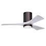 Matthews Fan Company Irene-3HLK 42" 3 Blade Indoor Ceiling Fan Brushed Bronze / Matte White