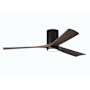Matthews Fan Company Irene-3HLK 60" 3 Blade Indoor Ceiling Fan Matte Black / Walnut