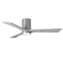 Matthews Fan Company Irene-3HLK 52" 3 Blade Indoor Ceiling Fan Brushed Nickel / Barn Wood Tone