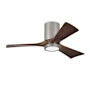 Matthews Fan Company Irene-3HLK 42" 3 Blade Indoor Ceiling Fan Brushed Nickel