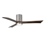 Matthews Fan Company Irene-3HLK 52" 3 Blade Indoor Ceiling Fan Brushed Nickel