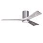 Matthews Fan Company Irene-3HLK 52" 3 Blade Indoor Ceiling Fan Brushed Pewter / Barnwood Tone