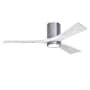 Matthews Fan Company Irene-3HLK 52" 3 Blade Indoor Ceiling Fan Brushed Pewter / Matte White