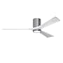 Matthews Fan Company Irene-3HLK 60" 3 Blade Indoor Ceiling Fan Brushed Pewter / Matte White