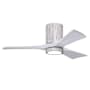 Matthews Fan Company Irene-3HLK 42" 3 Blade Indoor Ceiling Fan Barnwood Tone / Matte White