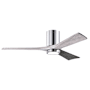 Matthews Fan Company Irene-3HLK 52" 3 Blade Indoor Ceiling Fan Polished Chrome / Barn Wood Tone