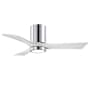 Matthews Fan Company Irene-3HLK 42" 3 Blade Indoor Ceiling Fan Polished Chrome / Matte White