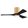 Matthews Fan Company Irene-3HLK 42" 3 Blade Indoor Ceiling Fan Light Maple / Matte Black