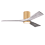 Matthews Fan Company Irene-3HLK 52" 3 Blade Indoor Ceiling Fan Light Maple / Barnwood Tone