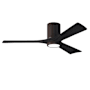 Matthews Fan Company Irene-3HLK 52" 3 Blade Indoor Ceiling Fan Textured Bronze / Matte Black