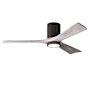 Matthews Fan Company Irene-3HLK 52" 3 Blade Indoor Ceiling Fan Textured Bronze / Barn Wood Tone
