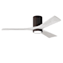 Matthews Fan Company Irene-3HLK 52" 3 Blade Indoor Ceiling Fan Textured Bronze / Matte White