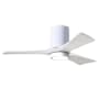 Matthews Fan Company Irene-3HLK 42" 3 Blade Indoor Ceiling Fan Gloss White / Matte White