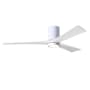 Matthews Fan Company Irene-3HLK 60" 3 Blade Indoor Ceiling Fan Gloss White / Matte White