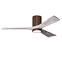 Matthews Fan Company Irene-3HLK 52" 3 Blade Indoor Ceiling Fan Walnut Tone / Barnwood Tone