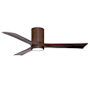 Matthews Fan Company Irene-3HLK 52" 3 Blade Indoor Ceiling Fan Walnut Tone / Walnut Tone