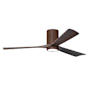 Matthews Fan Company Irene-3HLK 60" 3 Blade Indoor Ceiling Fan Walnut Tone / Walnut Tone