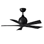 Matthews Fan Company Irene-5 42" 5 Blade Indoor Ceiling Fan Matte Black