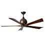 Matthews Fan Company Irene-5 52" 5 Blade Indoor Ceiling Fan Textured Bronze
