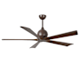 Matthews Fan Company Irene-5 60" 5 Blade Indoor Ceiling Fan Textured Bronze