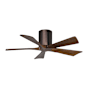 Matthews Fan Company Irene-5H 42" 5 Blade Indoor Ceiling Fan Brushed Bronze / Walnut