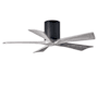 Matthews Fan Company Irene-5H 42" 5 Blade Indoor Ceiling Fan Matte Black / Barn Wood Tone