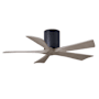 Matthews Fan Company Irene-5H 42" 5 Blade Indoor Ceiling Fan Matte Black / Gray Ash