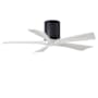 Matthews Fan Company Irene-5H 42" 5 Blade Indoor Ceiling Fan Matte Black / Matte White