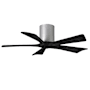 Matthews Fan Company Irene-5H 42" 5 Blade Indoor Ceiling Fan Brushed Nickel / Matte Black