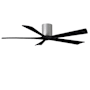 Matthews Fan Company Irene-5H 60" 5 Blade Indoor Ceiling Fan Brushed Nickel / Matte Black