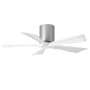 Matthews Fan Company Irene-5H 42" 5 Blade Indoor Ceiling Fan Brushed Nickel / Matte White