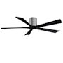Matthews Fan Company Irene-5H 60" 5 Blade Indoor Ceiling Fan Brushed Pewter / Matte Black