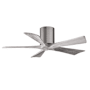 Matthews Fan Company Irene-5H 42" 5 Blade Indoor Ceiling Fan Brushed Pewter / Barnwood