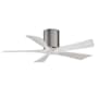 Matthews Fan Company Irene-5H 42" 5 Blade Indoor Ceiling Fan Brushed Pewter / Matte White